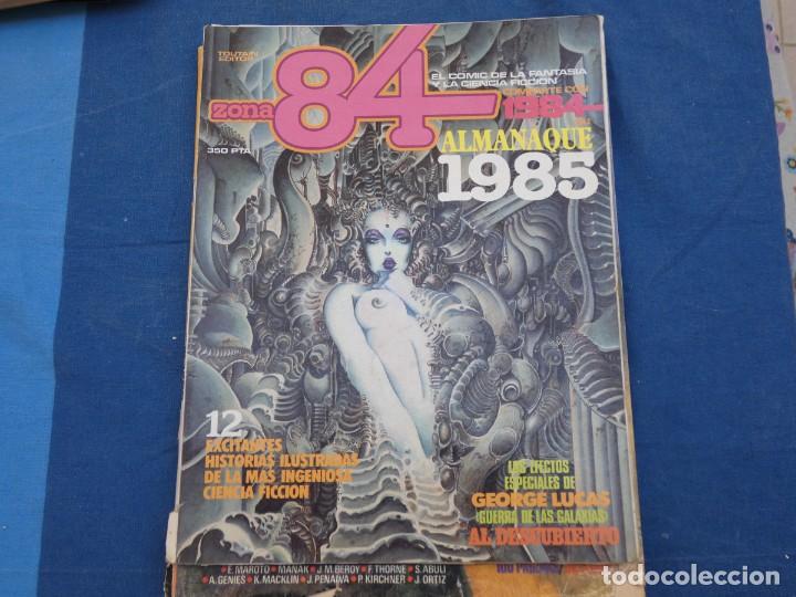 Libros de segunda mano: TEBEOS ARKANSAS ESTADO ACEPTABLE COMIC ZONA 84 ALMANAQUE 1985 - Foto 1