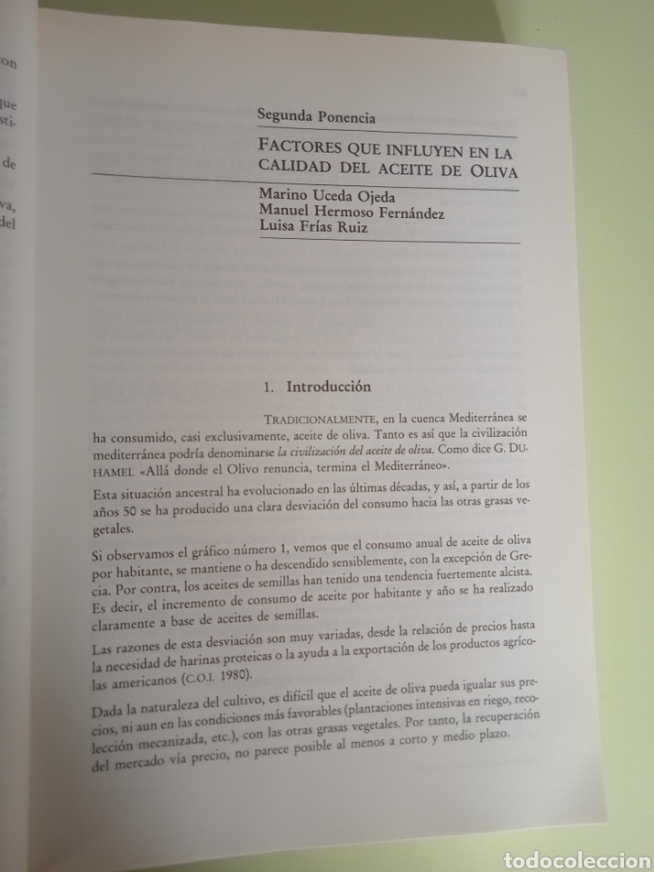 Libros de segunda mano: El Aceite de Oliva, actas de los simposios cient&iacute;fico-t&eacute;cnicos de 1983-85 y 1987. - Foto 7