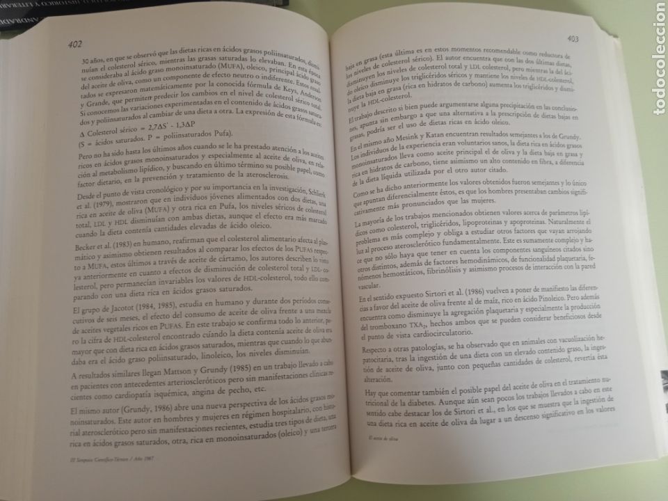 Libros de segunda mano: El Aceite de Oliva, actas de los simposios cient&iacute;fico-t&eacute;cnicos de 1983-85 y 1987. - Foto 9