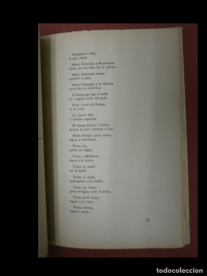 Libros de segunda mano: Llibre del temps que fa. Primer llibre de les set sivelles. Joan Amades. - Foto 3