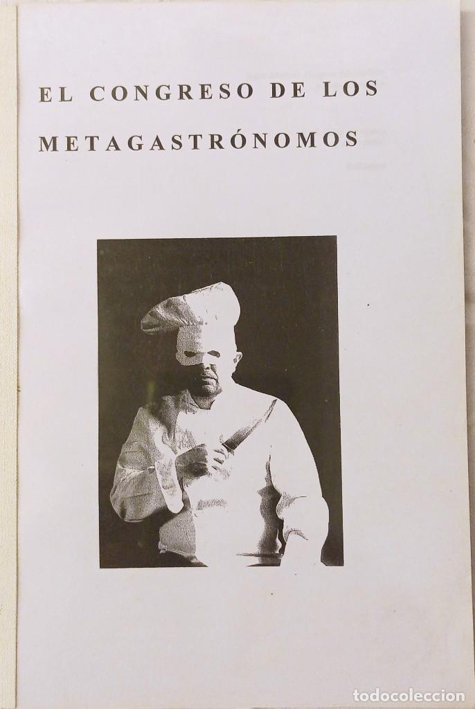 Libros de segunda mano: EL CONGRESO DE LOS METAGASTR&Oacute;NOMOS, VICTOR CANICIO - Foto 1