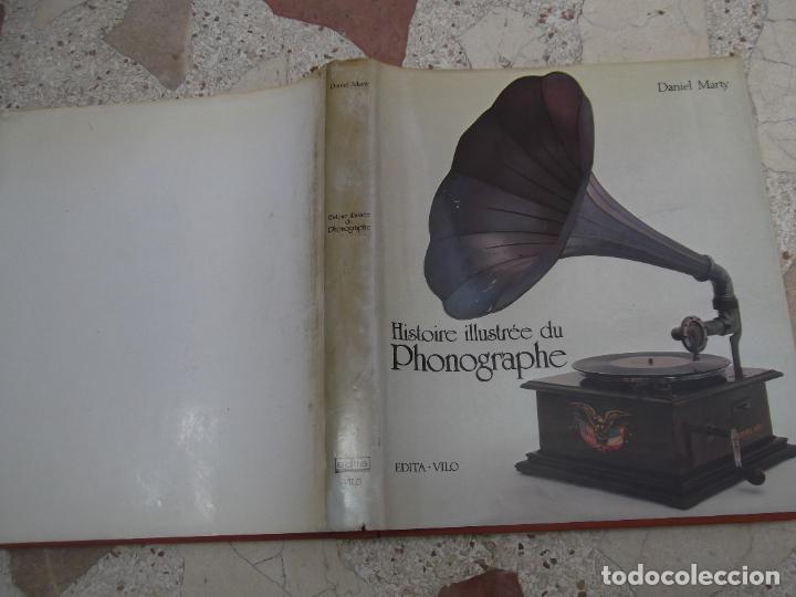 Libri di seconda mano: Histoire illustree du phonographe, Daniel Marty, edita, vilo, muy ilustrado, muchas y grandes fotos