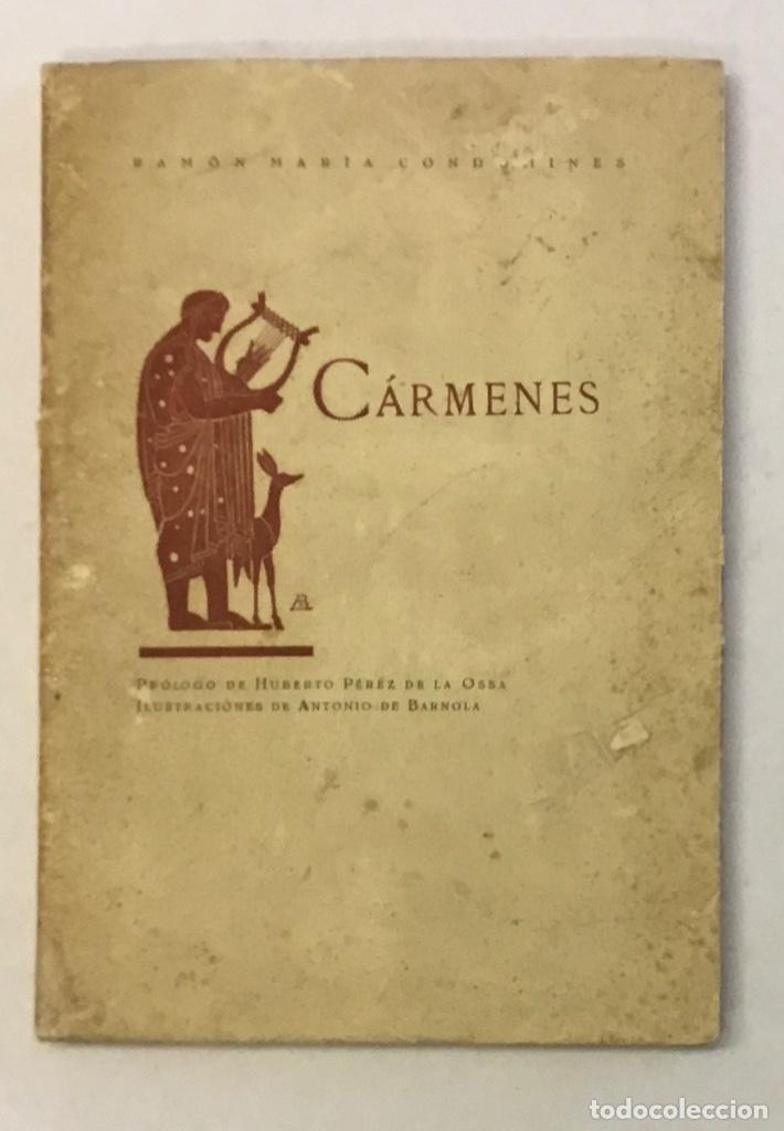 Libros de segunda mano: CARMENES. - CONDOMINES, Ramon Mar&iacute;a. - Foto 1