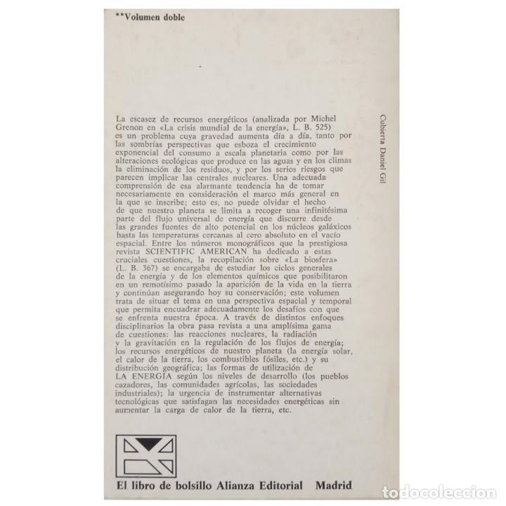 Libros de segunda mano: LA ENERG&Iacute;A. Scientific American - Foto 2