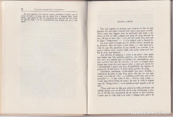 Libros de segunda mano: CONTES POPULARS CATALANS &ndash; FRANCESC MASPONS I LABR&Oacute;S &ndash; 1952 - Foto 2