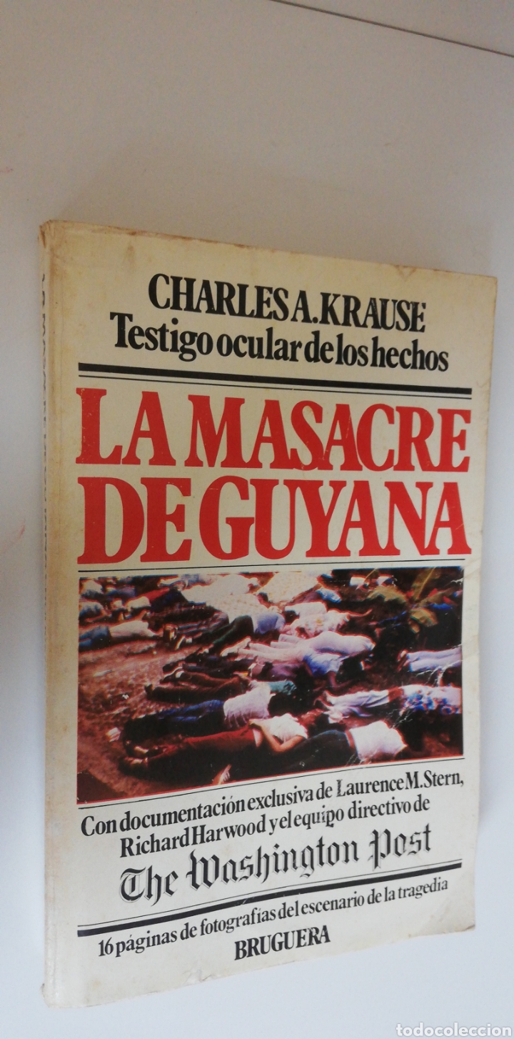 Libros de segunda mano: LA MASACRE DE GUYANA. KRAUSE Charles A 1979. - Foto 1