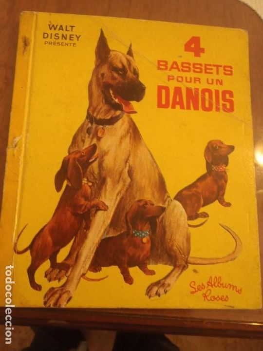 Libros de segunda mano: 4 BASSETS POUR UN DANOIS - WALT DISNEY - 1967 - Foto 1