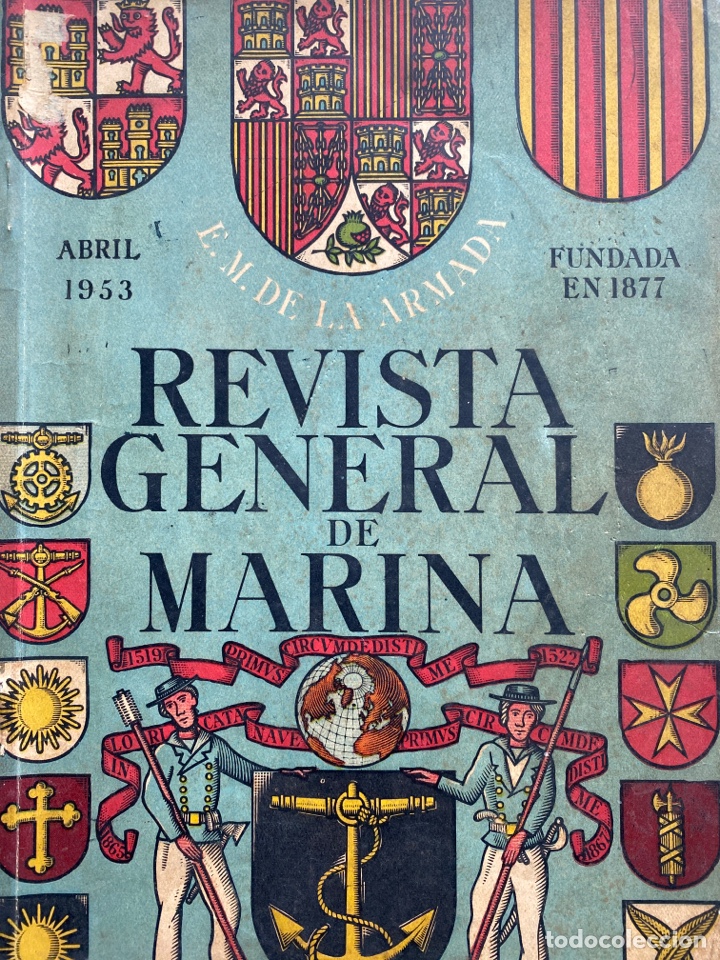 Libros de segunda mano: REVISTA GENERAL DE MARINA. ABRIL 1953 - Foto 1
