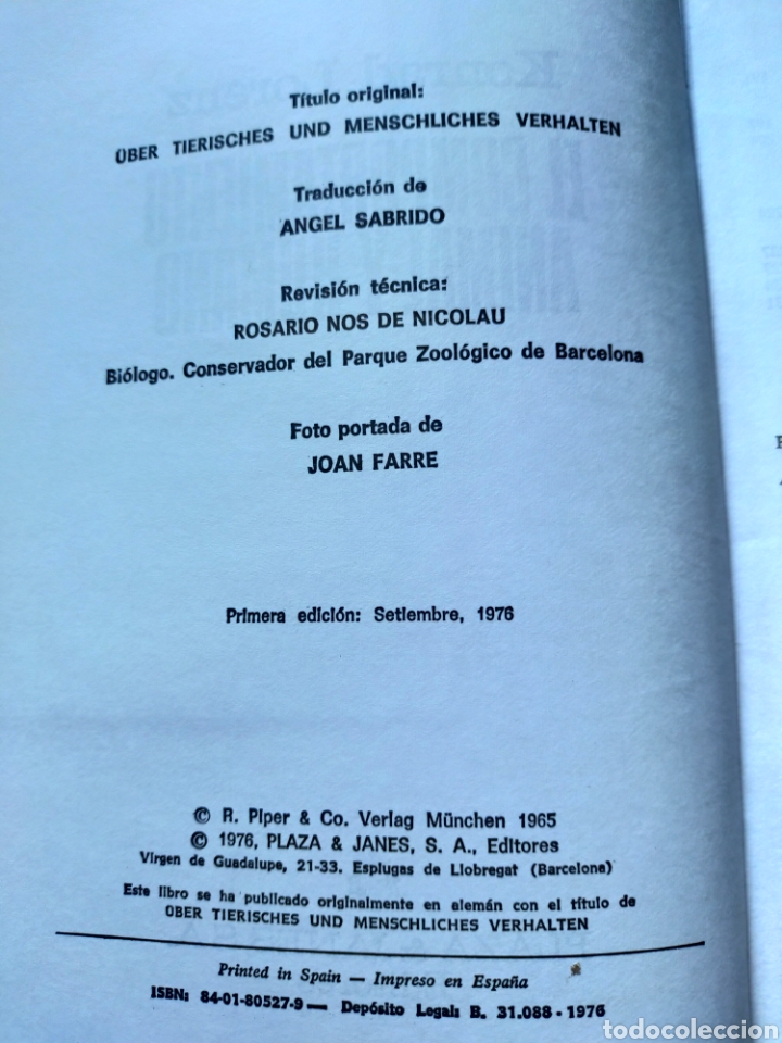 Libros de segunda mano: El comportamiento animal y humano - Foto 7