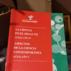 Libros de segunda mano: RARO LIBRO DE LA CIENCIA SIGLO XX . ASPECTO DE LA CIENCIA CONTEMPORÁNEA 1996 TENERIFE. Lote 337247558