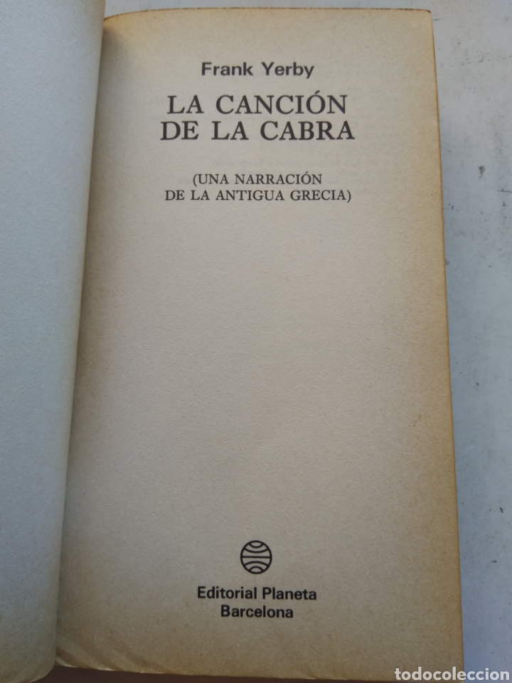 Libros de segunda mano: LA CANCION DE LA CABRA/FRANK YERBY - Foto 2