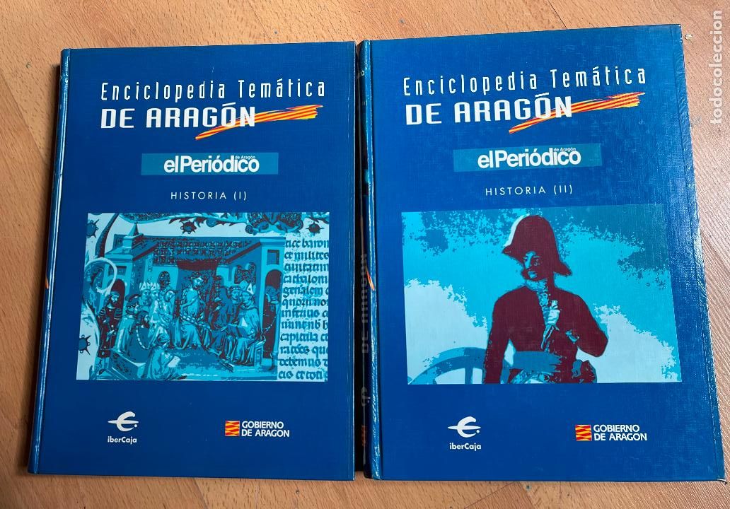 Libros de segunda mano: HISTORIA 2 Volumenes, Enciclopedia tematica de Aragon - Foto 1