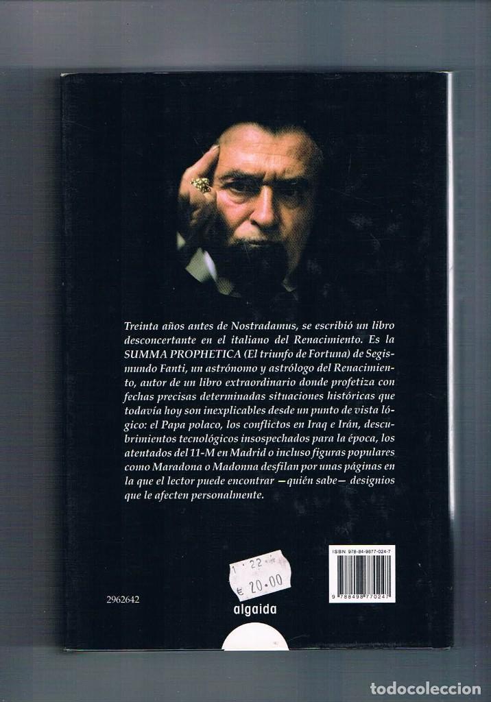 Libros de segunda mano: Summa Profhetica Renucio Boscolo Algaida 2008 **- - Foto 2