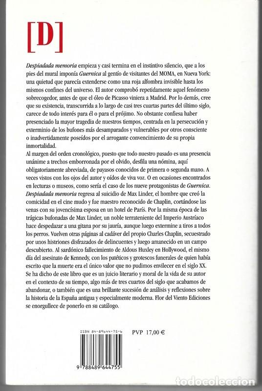 Libros de segunda mano: DESPIADADA MEMORIA MEMORIAS CARLOS ROJAS - Foto 2
