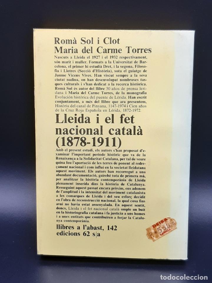 Libros de segunda mano: Lleida i el Fet Nacional catal&agrave; (1878-1911) - Foto 3