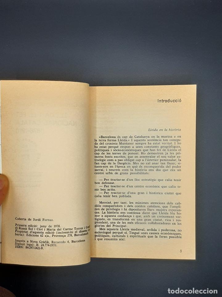 Libros de segunda mano: Lleida i el Fet Nacional catal&agrave; (1878-1911) - Foto 2