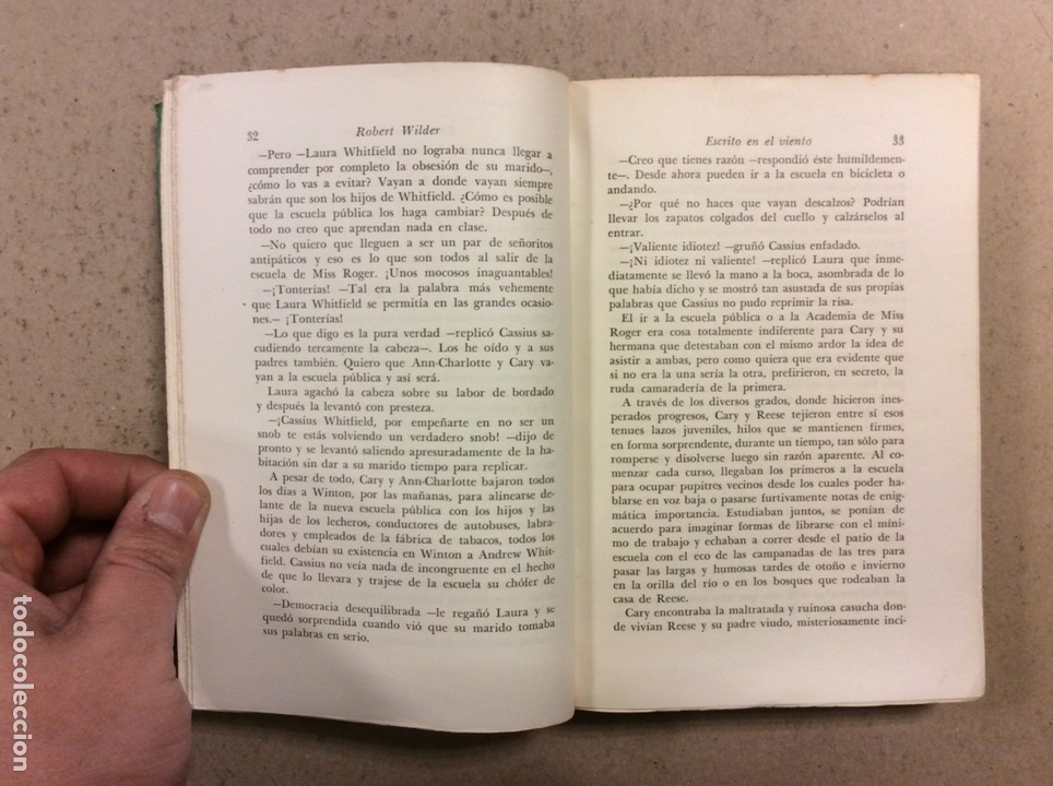 Libros de segunda mano: ESCRITO EN EL VIENTO. ROBERT WILDER. EDITORIAL HERMES 1947 (M&Eacute;XICO). - Foto 3