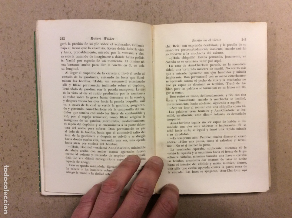 Libros de segunda mano: ESCRITO EN EL VIENTO. ROBERT WILDER. EDITORIAL HERMES 1947 (M&Eacute;XICO). - Foto 4