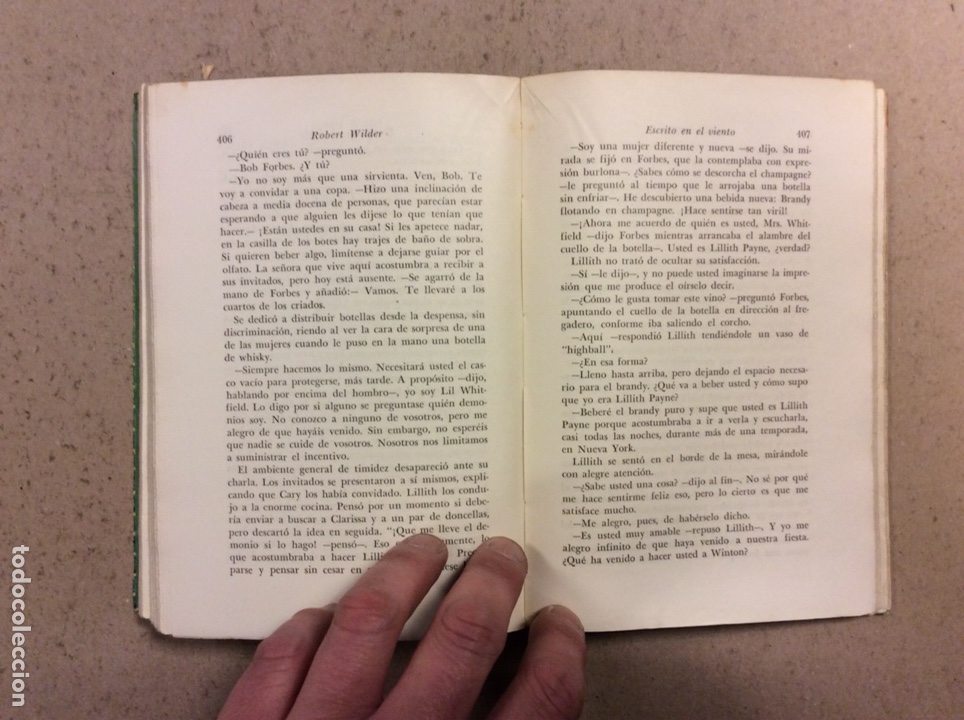 Libros de segunda mano: ESCRITO EN EL VIENTO. ROBERT WILDER. EDITORIAL HERMES 1947 (M&Eacute;XICO). - Foto 5