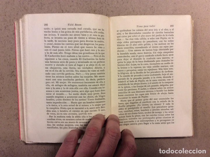 Libros de segunda mano: TEMA PARA BALLET. VICKI BAUM. EDITORIAL HERMES 1959 - Foto 5