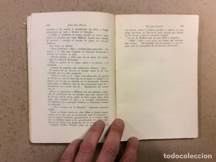 Libros de segunda mano: EL GRAN PROYECTO. JOHN DOS PASSOS. EDITORIAL HERMES 1951 - Foto 5