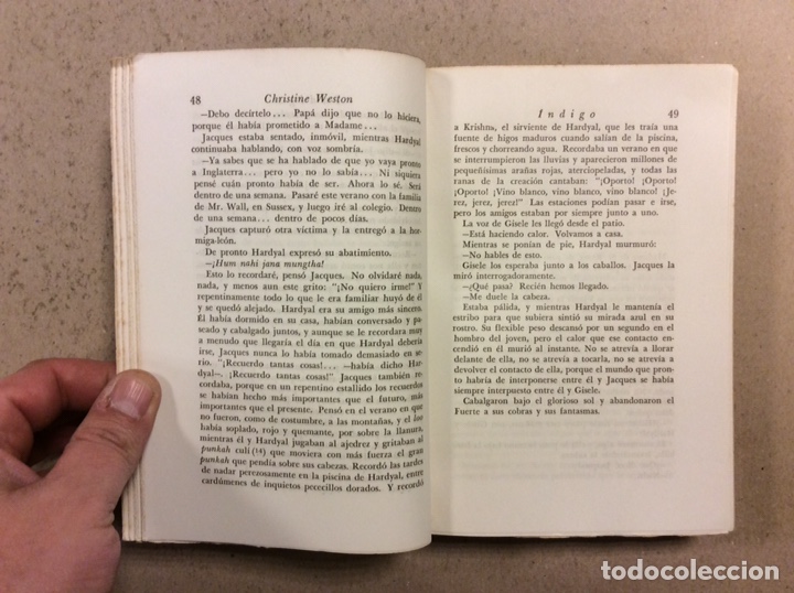 Libros de segunda mano: &Iacute;NDIGO. CHRISTINE WESTON. EDITORIAL HERMES 1947 - Foto 3