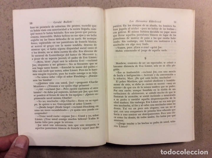 Libros de segunda mano: LOS HERMANOS ELDERBROOK. GERALD BULLET. EDITORIAL HERMES - Foto 3
