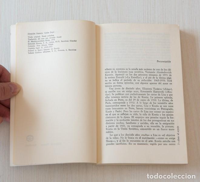 Libros de segunda mano: Ante el espejo. Veniamin A Kaverin - Foto 6
