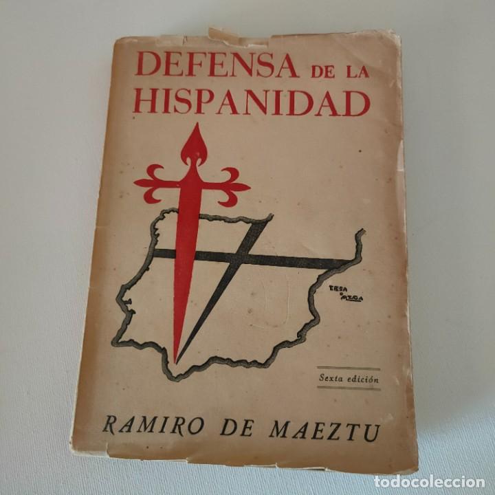 Libros de segunda mano: Defensa de la Hispanidad. Ramiro de Maeztu. Sexta edici&oacute;n 1952. - Foto 1
