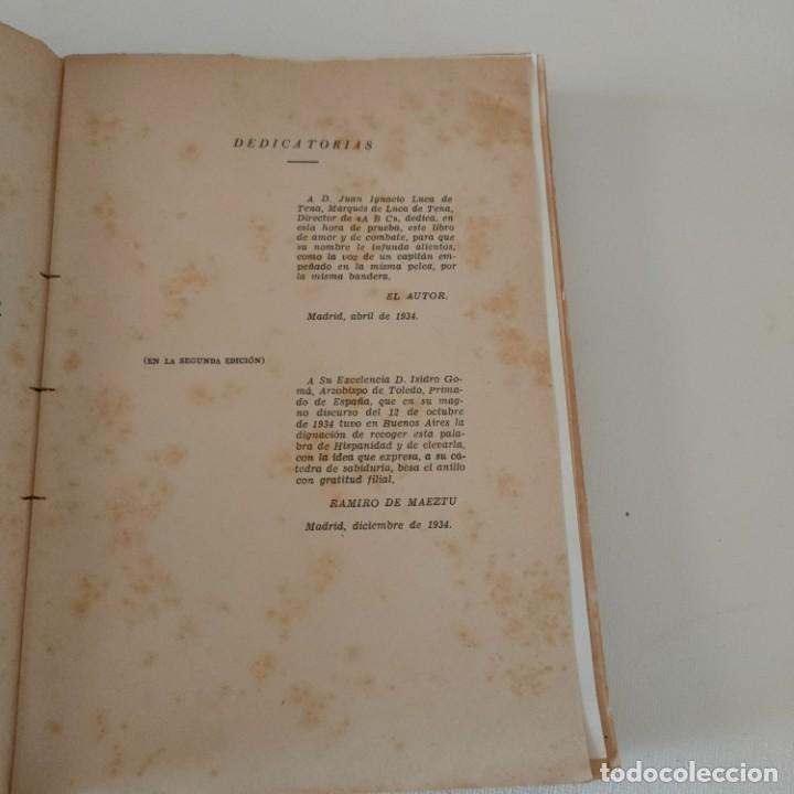 Libros de segunda mano: Defensa de la Hispanidad. Ramiro de Maeztu. Sexta edici&oacute;n 1952. - Foto 9