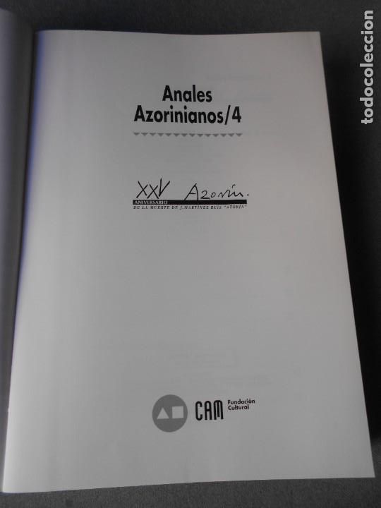 Libros de segunda mano: ANALES AZORINIANOS 4 - Foto 3