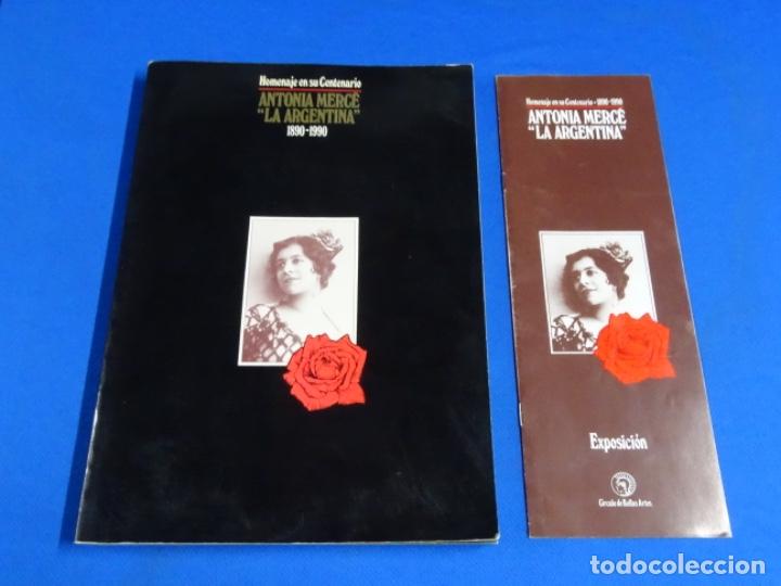 Libri di seconda mano: ANTONIA MERCE &ldquo;LA ARGENTINA&rdquo; HOMENAJE EN SU CENTENARIO 1890-1990. CON LIBRETO. 255 PAG.