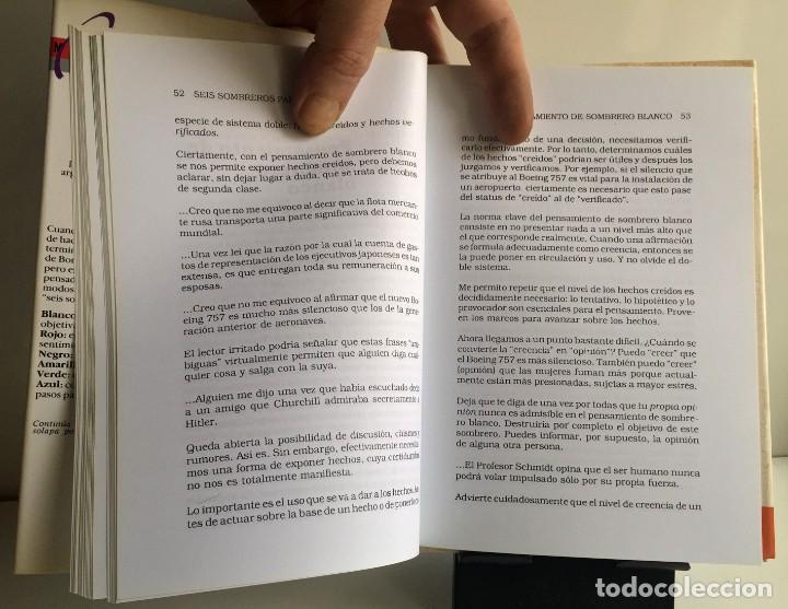 Libros de segunda mano: SEIS SOMBREROS PARA PENSAR. Edward De Bono - Foto 8