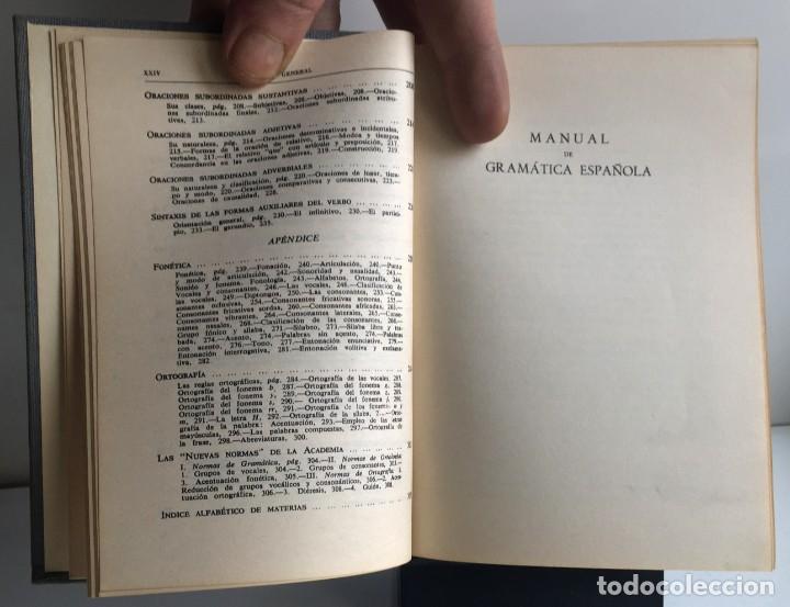 Libros de segunda mano: MANUAL DE GRAM&Aacute;TICA ESPA&Ntilde;OLA. Rafael Seco - Foto 8