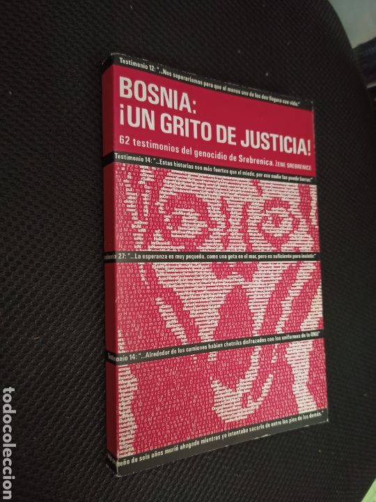 Libros de segunda mano: BOSNIA: &iexcl;UN GRITO DE JUSTICIA!. 62 TESTIMONIOS DEL GENOCIDIO DE SREBRENICA. SREBRENICE, Z. 1997
