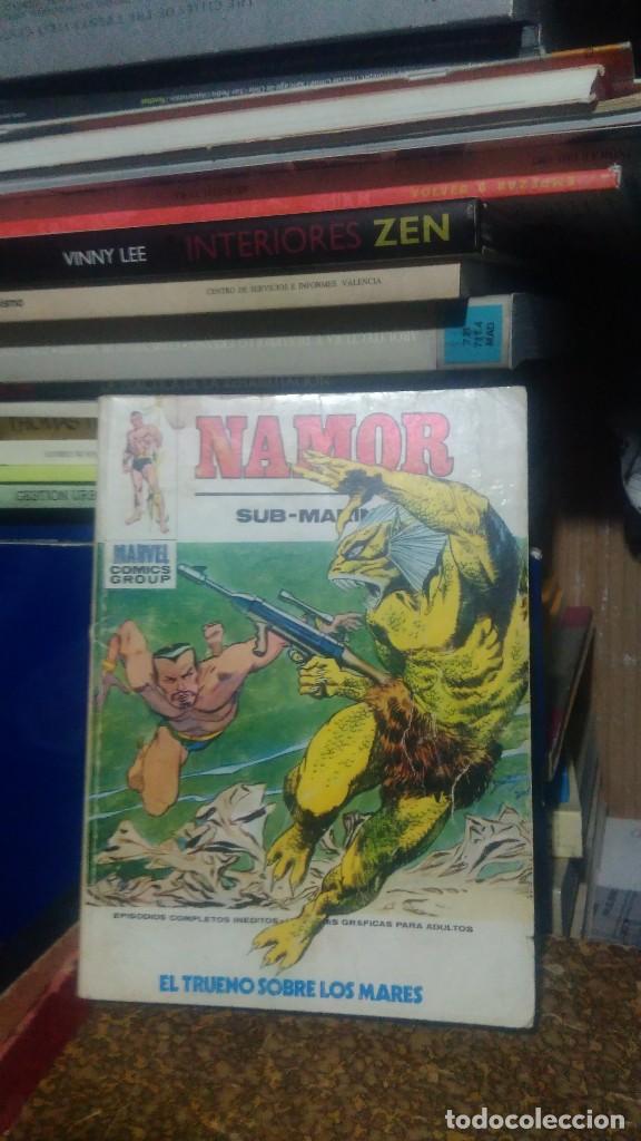 Libros de segunda mano: NAMOR, SUB-MARINO, EL TRUENO SOBRE LOS MARES, MARVEL COMICS GROUP, ED. VERTICE - Foto 1