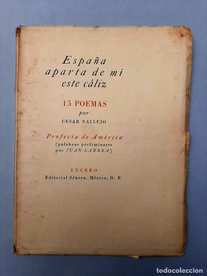 españa aparta de mí este cáliz. 15 poemas por c - Compra venta en  todocoleccion