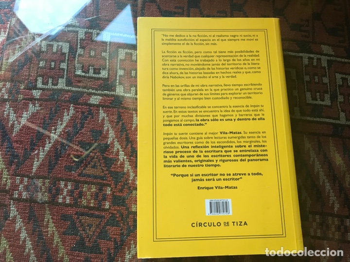 Libros de segunda mano: Imp&oacute;n tu suerte. Enrique vila-matas - Foto 3