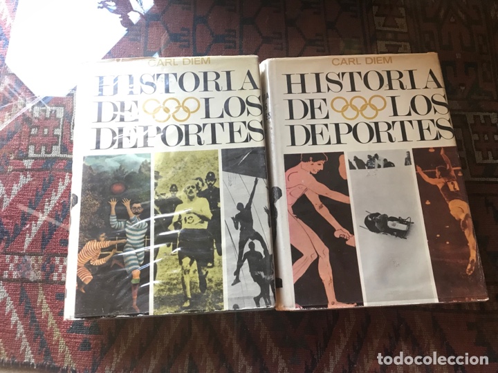 Libros de segunda mano: Historia de los deportes. Carl Diem. Dos tomos. - Foto 2