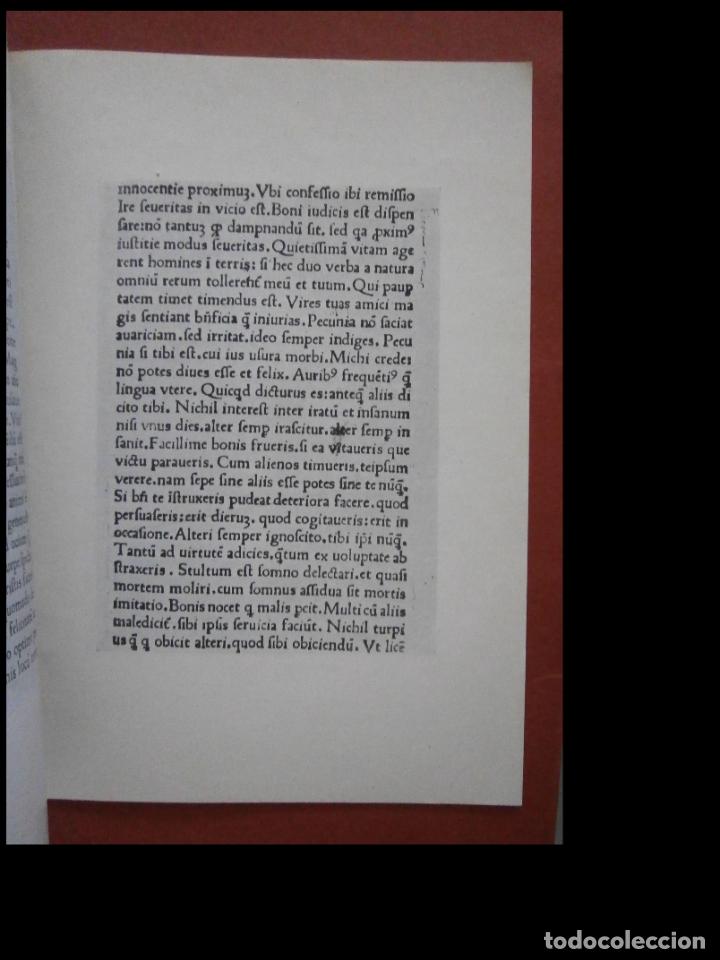 Libros de segunda mano: Incunables Espa&ntilde;oles Desconocidos &rdquo;De Moribus&rdquo;. De Seneca. Matilde Lopez Serrano - Foto 2