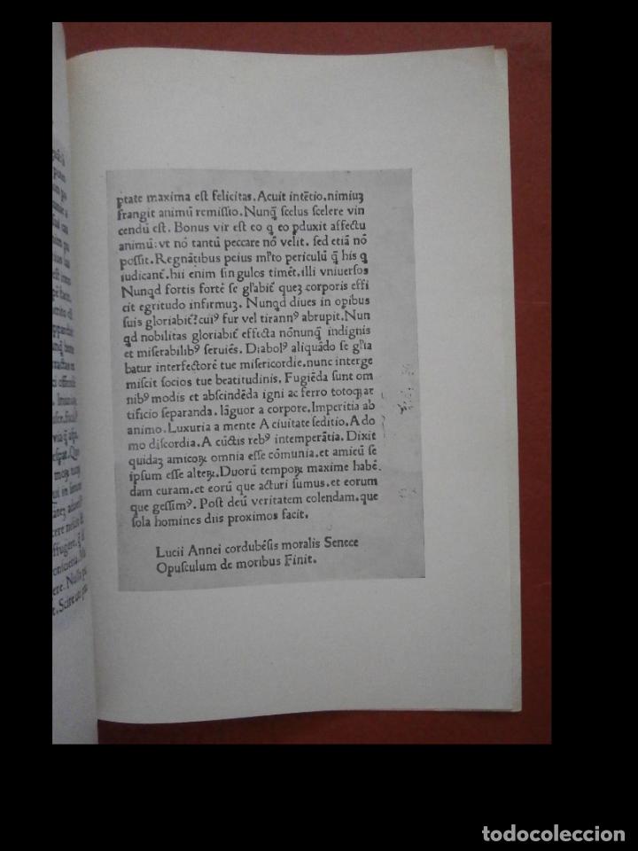 Libros de segunda mano: Incunables Espa&ntilde;oles Desconocidos &rdquo;De Moribus&rdquo;. De Seneca. Matilde Lopez Serrano - Foto 4