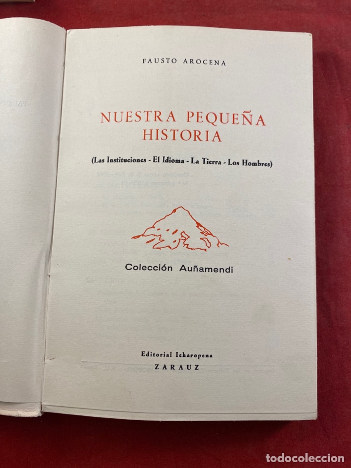 Libros de segunda mano: Nuestra peque&ntilde;a historia ZARAUZ - Foto 2