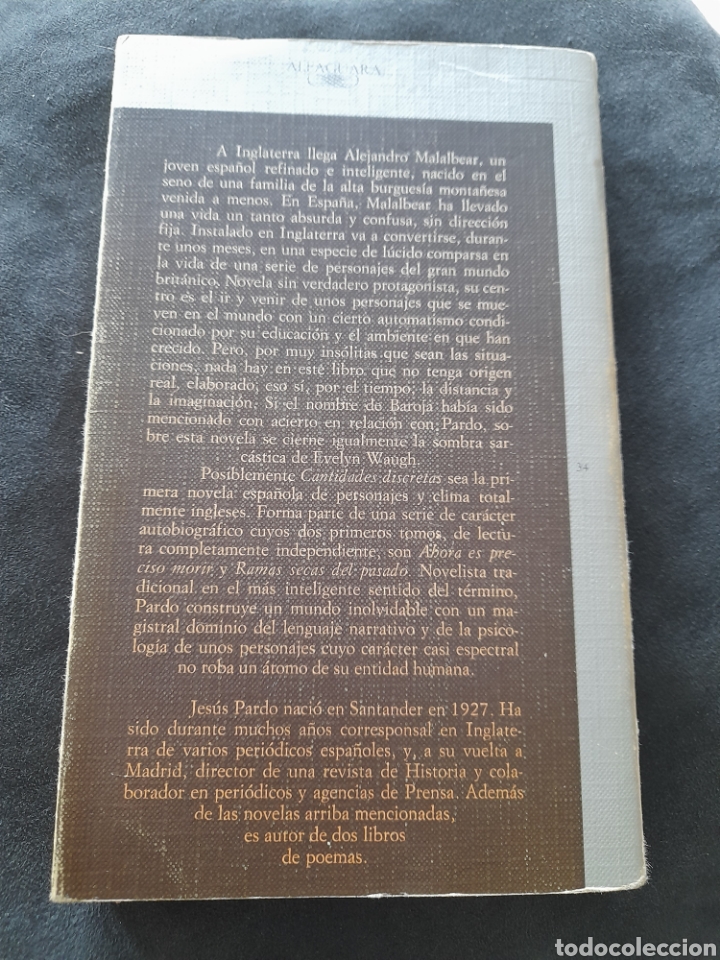Libros de segunda mano: Cantidades discretas. Jes&uacute;s Pardo - Foto 2