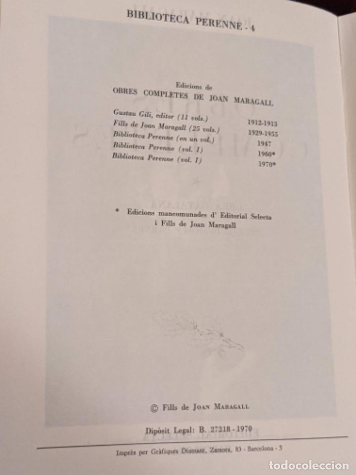 Libros de segunda mano: Joan Maragall Obres Completes 2 volums - Foto 4