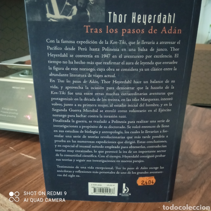 Libros de segunda mano: Tras los pasos de Ad&aacute;n. - Foto 2