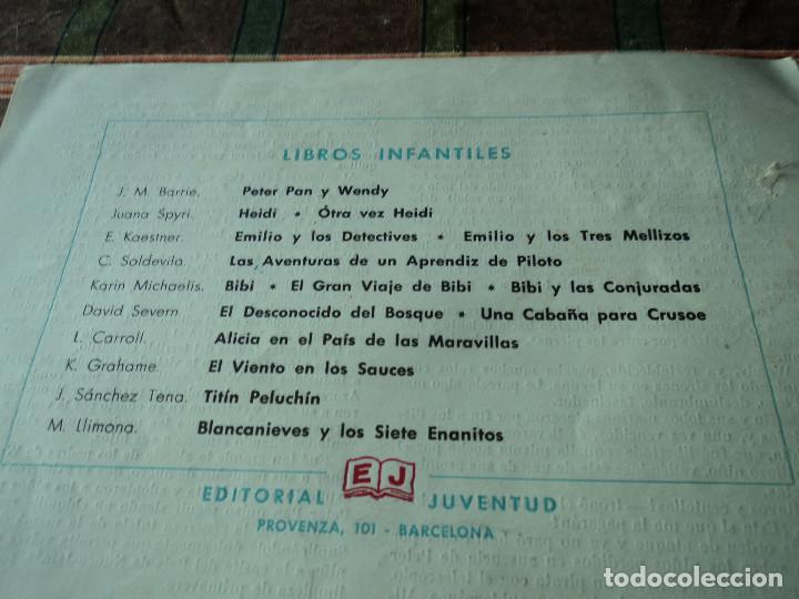 Libros de segunda mano: CUADERNO DE PINTURAS , PETER PAN, EDITORIAL JUVENTUD, BARCELONA - Foto 4