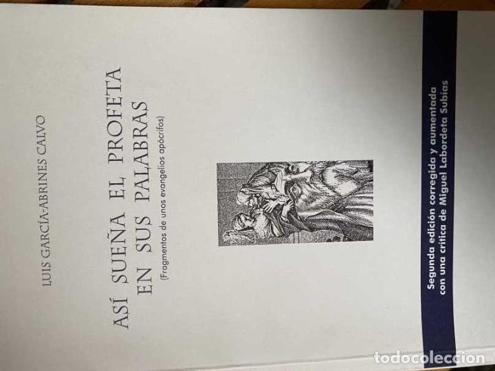 Second hand books: AS&Iacute; SUE&Ntilde;A EL PROFETA EN SUS PALABRAS