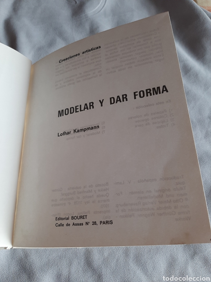 Libros de segunda mano: Modelar y dar forma Lothar Kampmann a&ntilde;os 70 - Foto 3