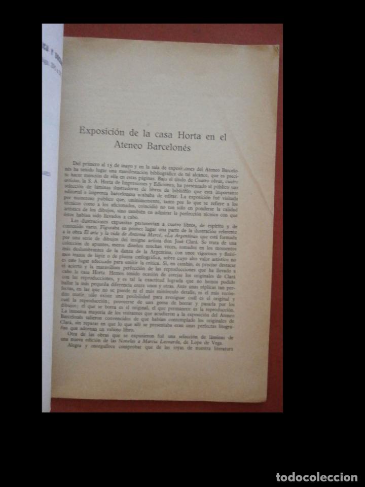 Libros de segunda mano: Exposicion de la Casa Horta en el Ateneo Barcelones. Matilde L&oacute;pez Serrano - Foto 5