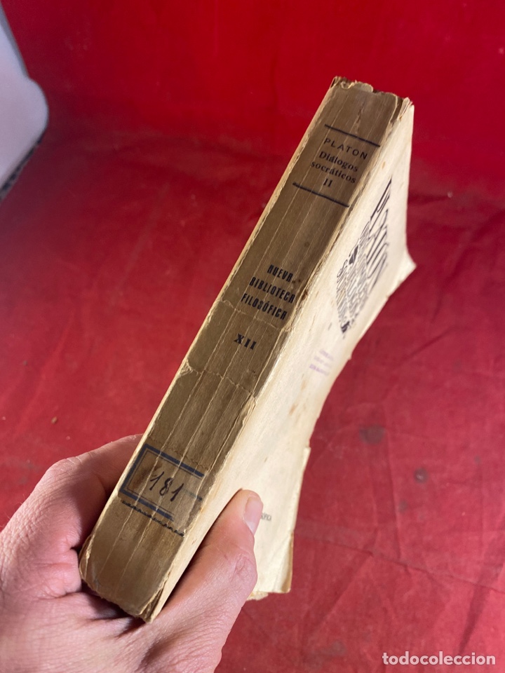 Libros de segunda mano: Platon obras completas di&aacute;logos socr&aacute;ticos - Foto 3